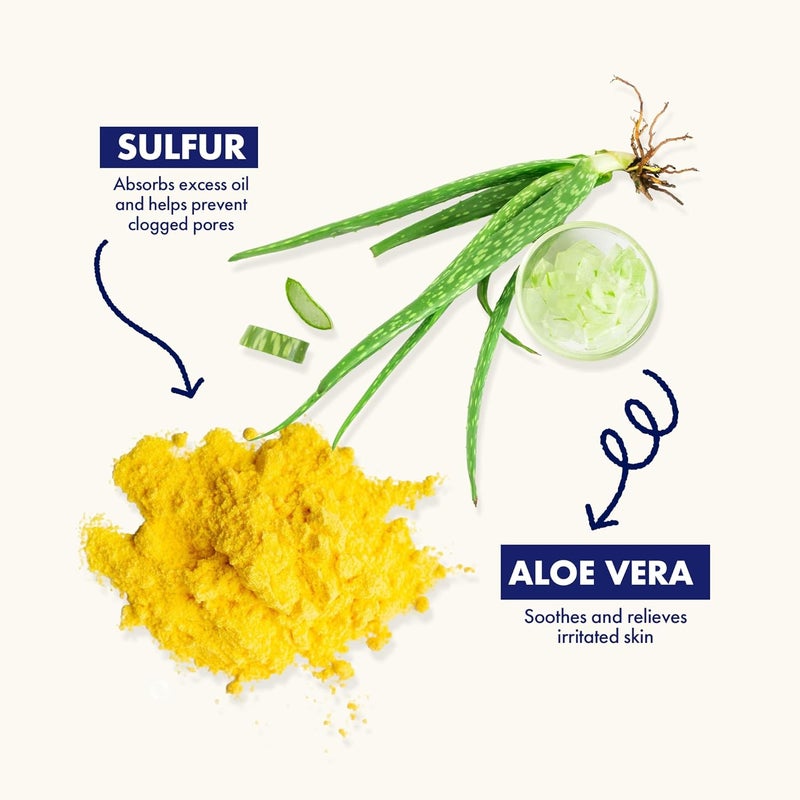 Dermisa Sulfur Bar with Aloe Vera for Oily Acne-Prone Skin - 3 oz - Image 3
